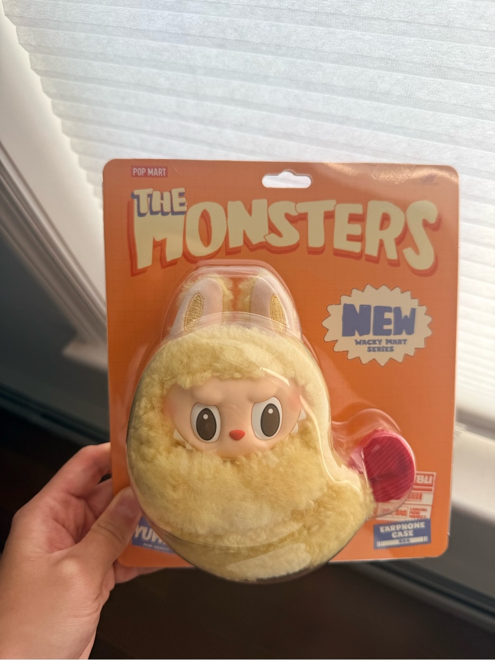 Pop Mart Labubu Plush Earphone Case Brand New